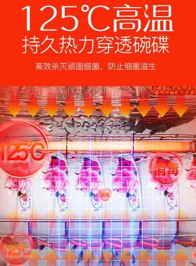 碗筷消毒柜家用不锈钢壁挂式挂壁式幼儿园厨房台式双门碗盘柜免沥