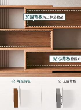 桌面书架置物架桌上多层收纳储物柜办公室简易柜子学生家用小书柜