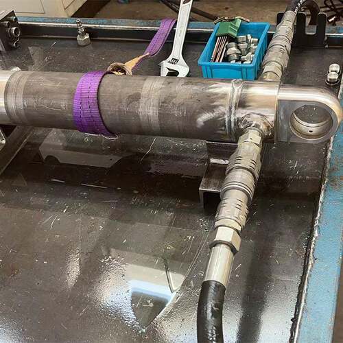 80/45—350液压高温缸前后ES40关节安装力士樂液壓派克工程 - 图1