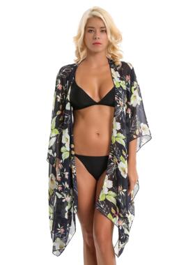 Long Lily Beach Bikini Swimsuit Hoodie