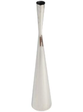 金属质感家居装饰品小蛮腰造型艺术花器浪漫烛光晚餐道具窄口花瓶