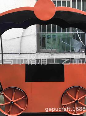 高档金属花车货架可移动花车展示架售货车小推车可移动小吃车