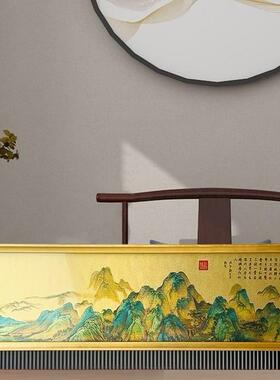 千里江山图摆件书房办公室桌面装饰画客厅挂画客户送礼工艺品