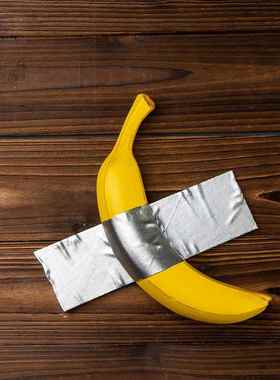 新品胶带香蕉挂件壁挂创意家居工艺品树脂工艺品墙面墙壁挂饰