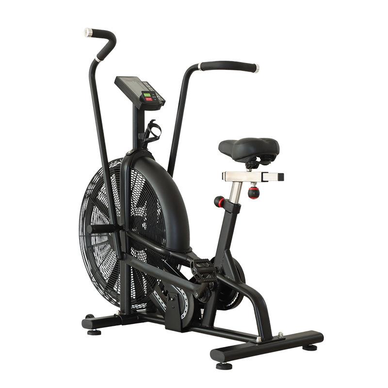 Commercial wind resistance spinning exercise bike gym aerobic plastic home slimming wind resistance fan bike