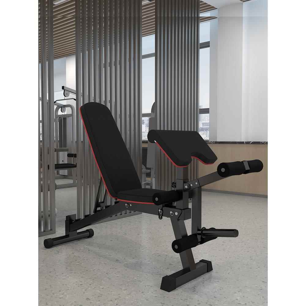 High-end folding function adjustable dumbbell bench with multi-purpose fitness bench press fly bird bench comprehensive chair exercise abdominal fitness equipment home flying