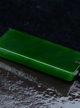 玉石老坑和田碧玉吊坠满绿碧玉吊坠平安无事玉牌批发 玉器工艺品