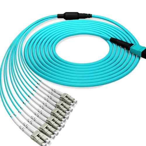 40G转10G QSFP转SFP 40G一分四100G转25G万兆MPO转LC多模光纤跳线 - 图0