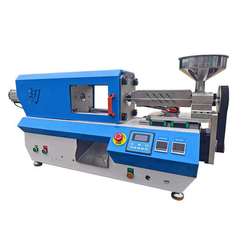 Small desktop horizontal injection molding machine plastic plastic molding equipment laboratory dumbbell strip color plate proofer