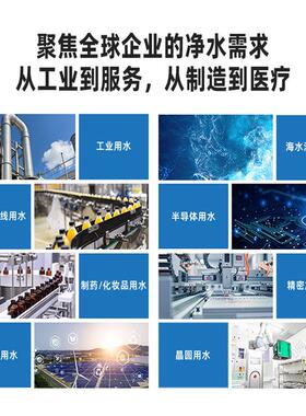 工厂直销20吨双级反渗透设备加EDI超纯水机器加输送系统专业净水