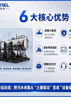 污水真空排水泵站一体化真空收集设备农村污水治理源头厂家直销