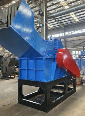 全自动金属废钢粉碎机除漆搓球废铁金属破油漆桶金属碎料机