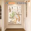 Fulu entrance hole board storage rack high-end large door rear wall storage board high-end wall-mounted coat rack