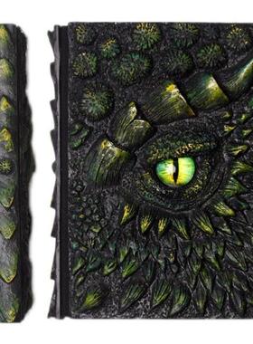 豪华动画龙龙书的龙树脂工艺品A5分类装饰酷