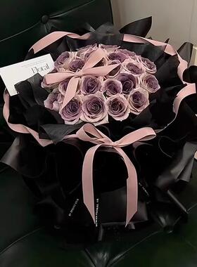 玫瑰花礼物梅子永生仿真餐桌花艺