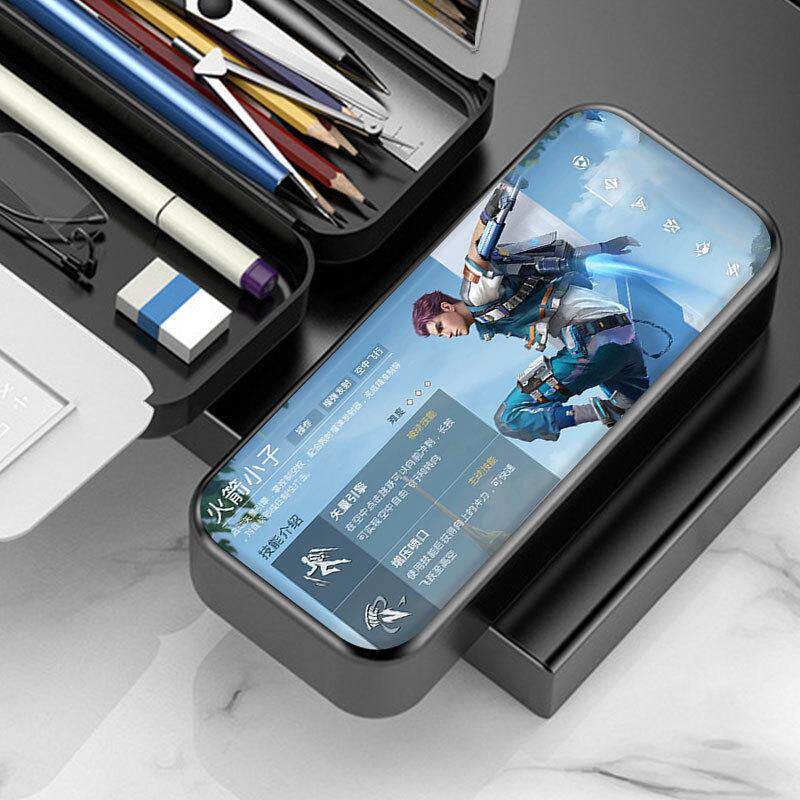 和平精英皮肤和平精英关羽皮肤初中小学生文具盒男女孩大容量儿童文具收纳笔盒