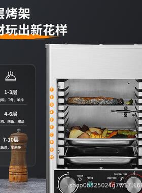 牛排炉商用电烤炉烤牛排机器家用无烟面火炉全自动煎牛扒机铁板烧