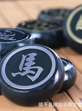 象棋精雕象棋玉器厂家玉石摆件雅致和田玉中国象棋批发青玉