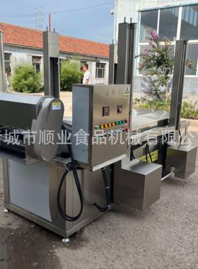 麻花连续油炸线金丝馓子油炸机香酥小馓子猫耳朵油炸生产流水线