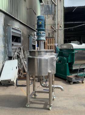 工厂生产不锈钢液体混合罐蒸汽加热变频调速防爆化工工业级搅拌罐