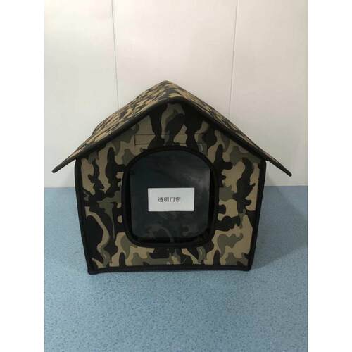 宠物四季猫猫帐篷流浪狗窝通用猫狗笼防雨别墅房子室外屋窝防水屋 - 图1