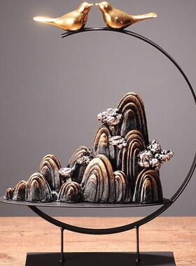 新款直销新中式茶几办公室桌面玄关客厅酒柜电视柜摆件家居装饰品