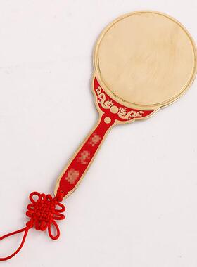 铜镜十二生肖铜镜手柄镜家居工艺品铜器