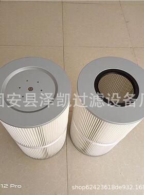 扫地车滤筒工业除尘滤芯六耳快拆滤筒喷砂抛除尘器静电喷涂阻燃