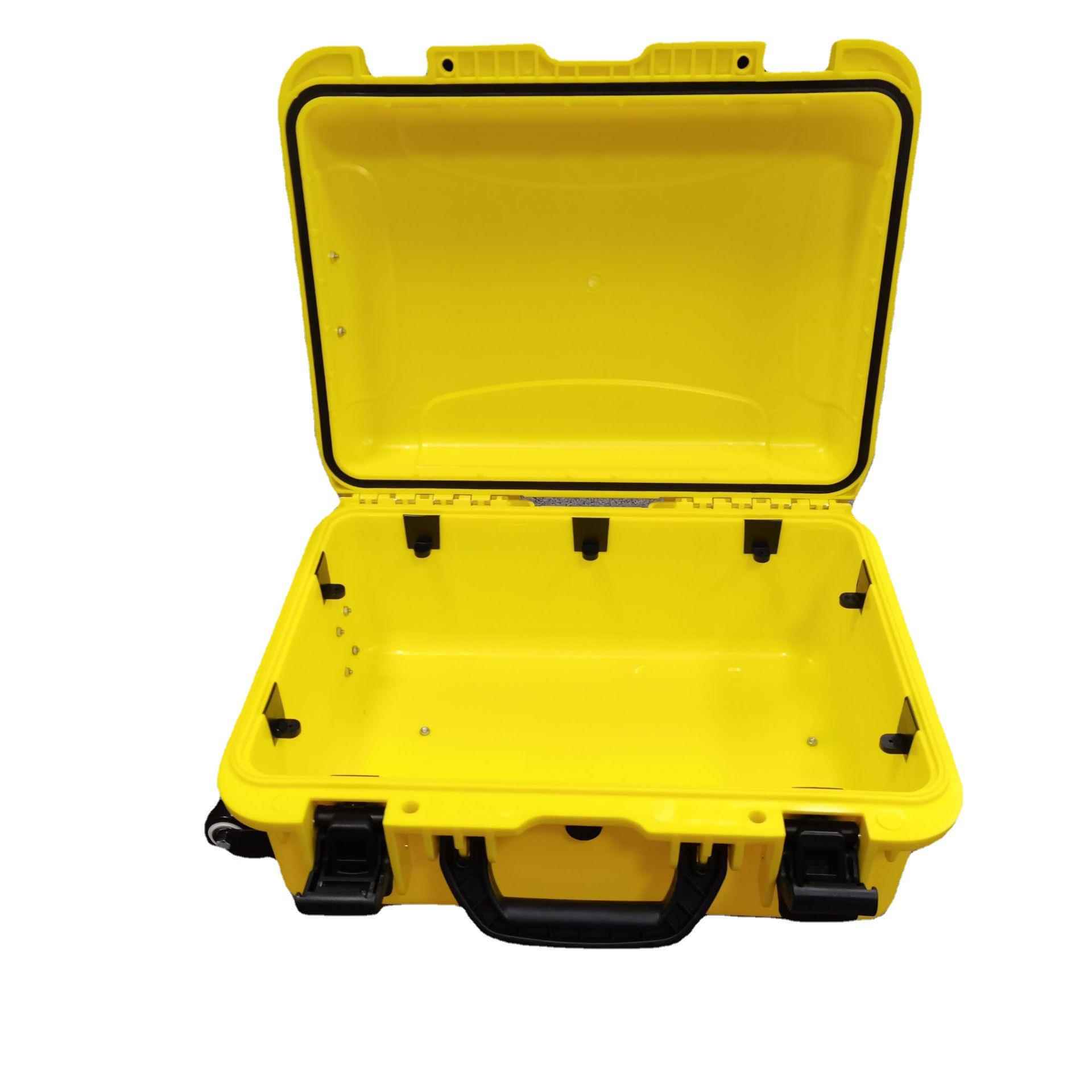 Screw hole belt with panel position plastic tool box pull rod plastic tool box with rod pull JHB cleaning chassis