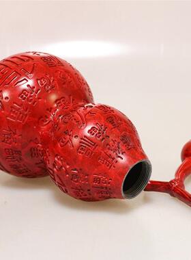 厂家现货铜彩绘葫芦摆件 彩绘百福葫芦家居装饰品摆件