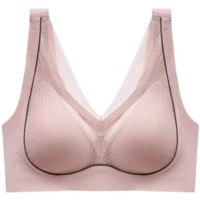 微塑承托力宽肩带无痕运动内衣女防震聚拢防下垂无钢圈收副乳文胸,淘宝优惠券,粉丝福利购,淘宝优惠卷