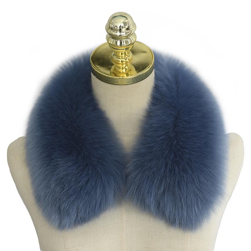 毛领单卖通用狐狸毛大毛领子秋冬保暖百搭棉衣呢大衣女士替换 - 图3