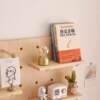Solid wood hole board entrance entrance see details rack wall panel entry partition children's room storage rack partition wall panel