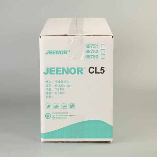 JEENOR 洁诺 CL5 100级工业洁净无尘白色折叠擦拭布（M-3）68751 - 图2