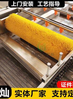果蔬气泡清洗机  大型蔬菜清洗设备  袋装产品去油清洗机