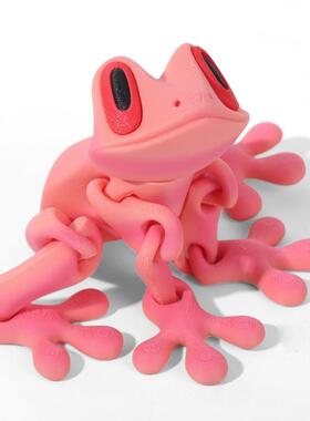 冰箱贴打印青蛙青蛙3D模型摆件
