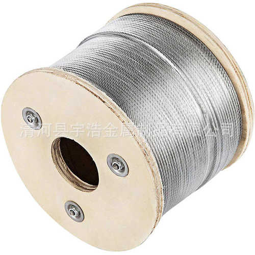 (1000米)批发供应镀锌钢丝绳6*7-4.0mm直径4.0mm - 图2