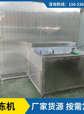 隧道式速冻机粽子速冻设备加工定制烧麦灌汤包速冻设备