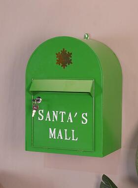 班级心语心理信箱盒挂墙上室外创意悄悄话户外复古墙上铁艺信报箱