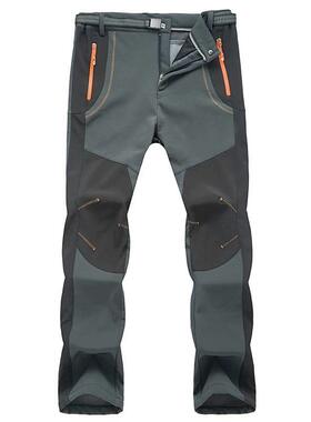 N 86036 Men's Windproof Fleece Pants 户外保暖软壳裤