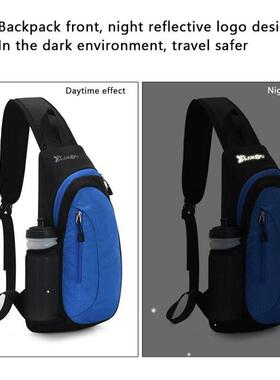Men Shoulder Bag Hiking kking Backpack Outdoor Nylon Chest