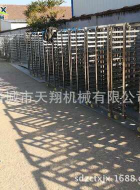 不锈钢挂肠烘车烘盘移动烘房烘架耐高温元件加工烘车