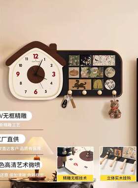 钩进门衣帽物门口入户中钥匙玄关古风客厅衣服挂衣置架收纳钟表包