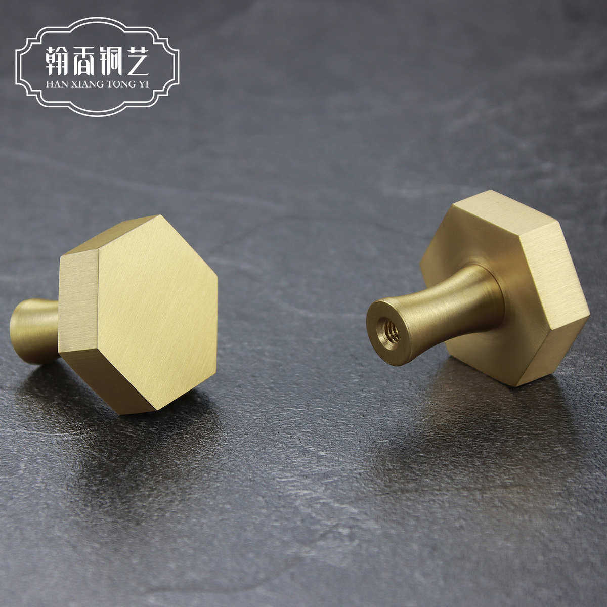 黄铜小单孔全铜把手简约拉手纯铜鞋柜橱柜门把手六边抽屉拉手,淘宝优惠券,粉丝福利购,淘宝优惠卷