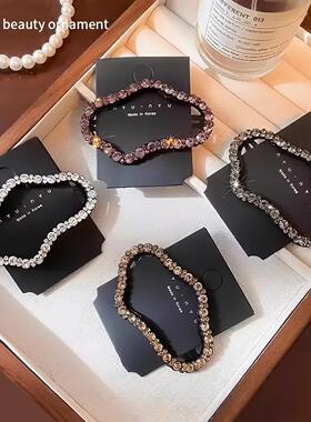 Elegant Crystal Cloud BB Clip for Women's Side Bangs and Fly