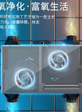 宠物店排风送风过滤双向流新风机宠物用新风系统净化新风换气机