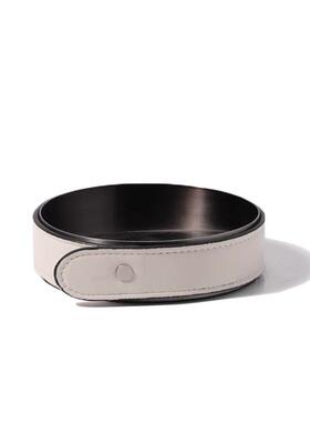 现代轻奢法式不锈钢木质镜面托盘家用样板房装饰陈列高端收纳摆件