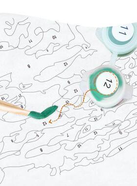 Painting By Numbers DIY Paint By Number Home Room Decoration