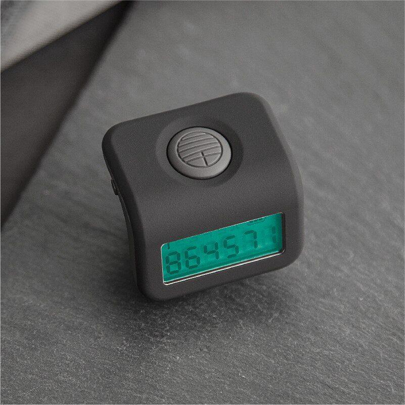Luminous three-thousand-meter small thousand-meter smart Bluetooth counter ring-type synchronized clicker clicker counter digital display