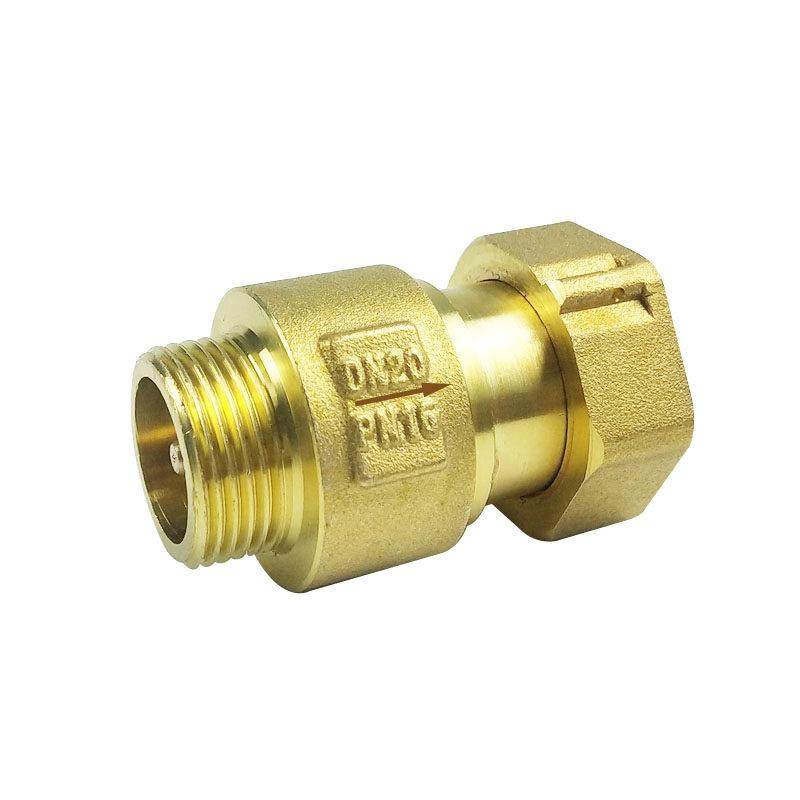水表前铜止回阀4 6分dn15 20家用自来水单向阀活接止逆阀防止倒流,淘宝优惠券,粉丝福利购,淘宝优惠卷